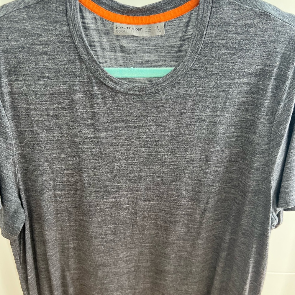 Icebreaker Men's Heathered Gray Tee